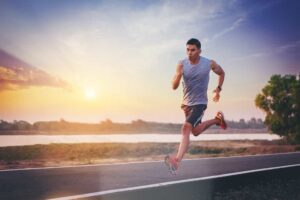 Running for lose chest fat