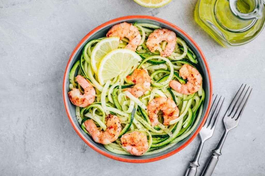 Zucchini Healthy Noodles Dish