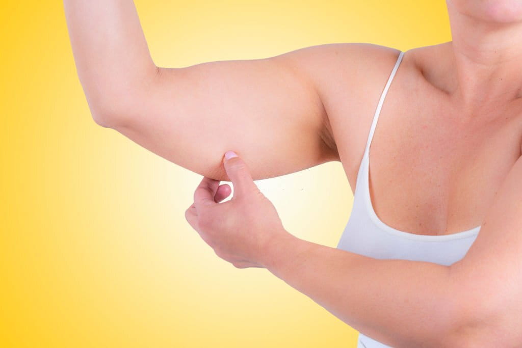 how to lose underarm fat